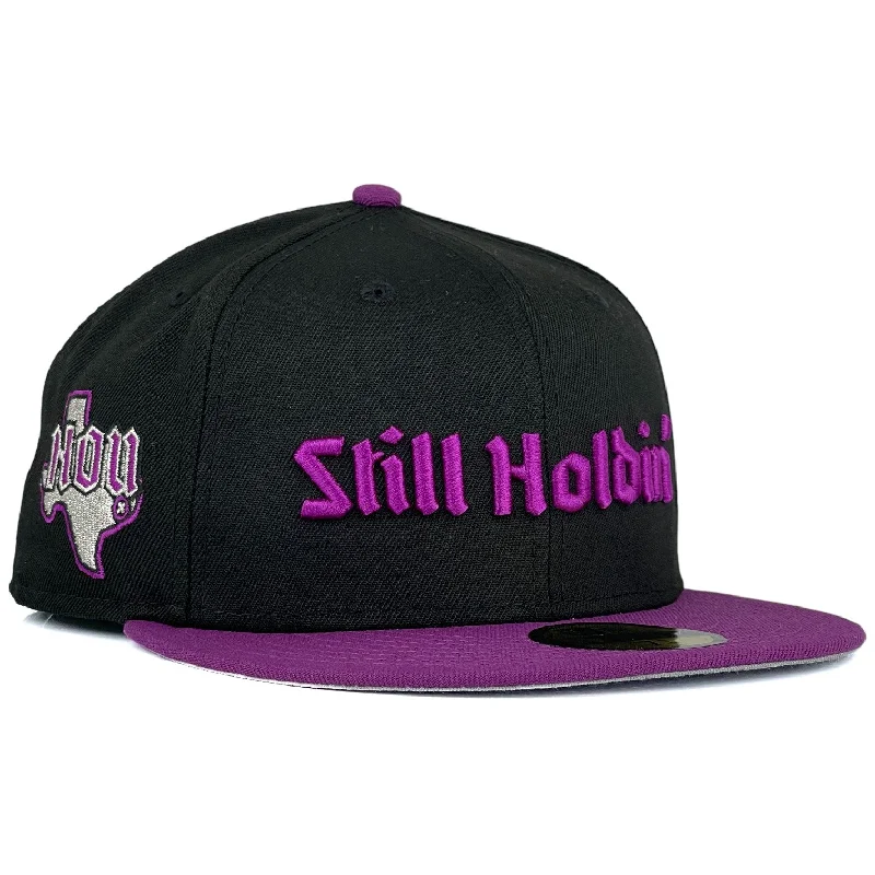 baseball hat twist -  Houston Dynamo "713 DAY PACK" New Era 59Fifty Fitted Hat - Black / Purple