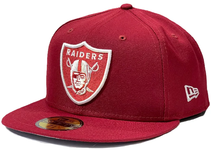 baseball hat prize -  Las Vegas Raiders Cardinal New Era 59Fifty Fitted Hat