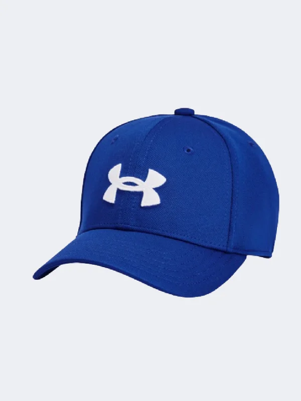 baseball hat art -  Under Armour Blitzing Boys Training Cap Royal/White