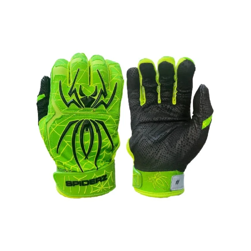 non-slip ski gloves -  2024 Spiderz ENDITE Batting Gloves: THE GRINCH