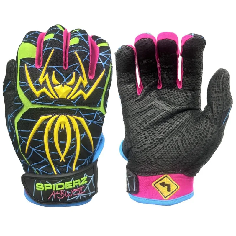 padded softball gloves -  2024 Spiderz ENDITE LTO Limited Edition Batting Gloves: Tokyo