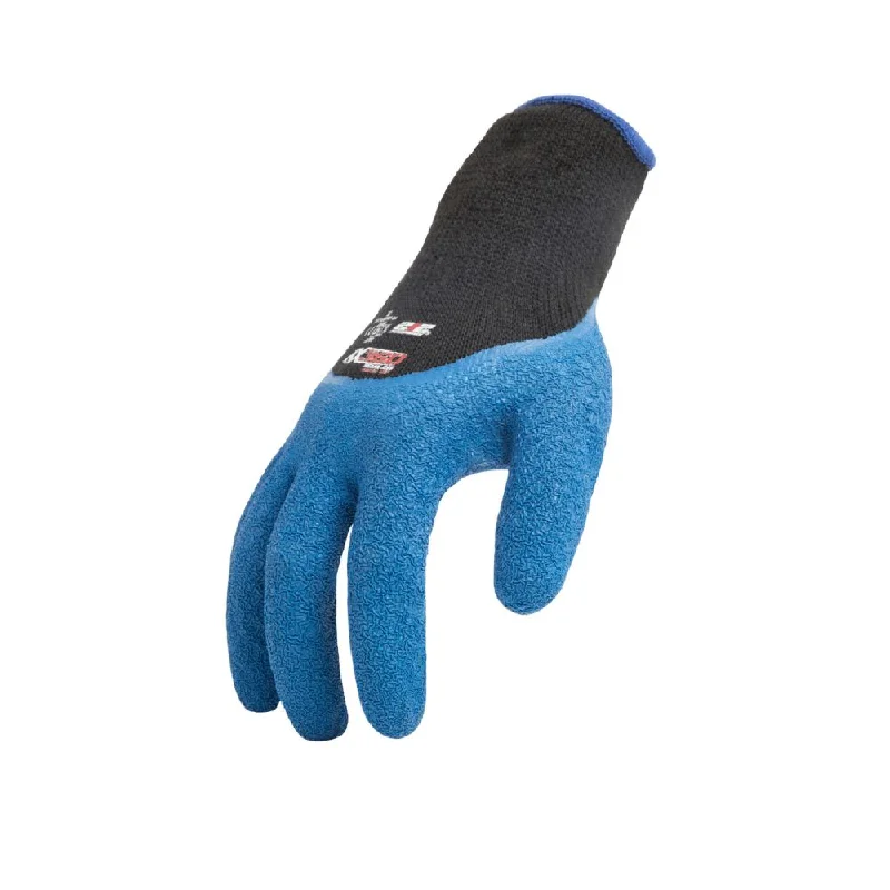 breathable snowboard gloves -  212 Performance AXCRG-05-009PR AX360 Latex-dipped Crinkle Grip Cut Resistant Gloves (EN Level 2 / ANSI A2), Medium Blue;Black