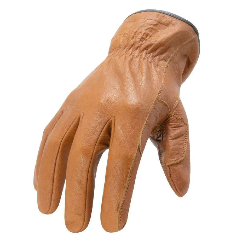 light surgical gloves -  212 Performance CLDC5-90-008 Arc Flash Cut and Liquid Resistant Treated Leather Driver Gloves (CAT 2, EN Level 5), Small Brown