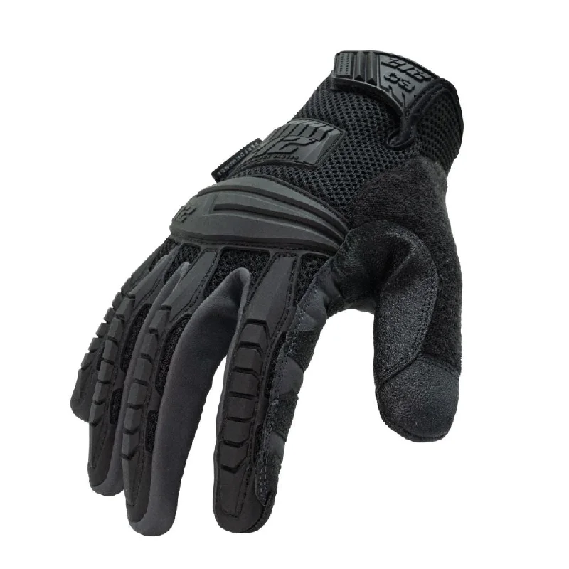 padded ski gloves -  212 Performance IMPC3AM-05-008 Cut Resistant Impact Air Mesh Gloves (EN Level 3), Small Black