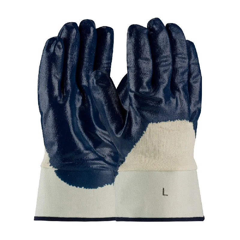 light climbing gloves -  ArmorTuff 56-3153 Nitrile Dipped with Jersey Liner and Smooth Finished Plasticized Cuff Safety Glove(One Dozen)