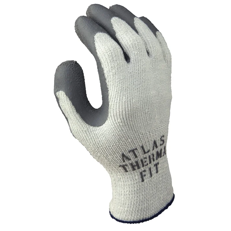 durable driving gloves -  Atlas Therma Fit Unisex Indoor/Outdoor Cold Weather Work Gloves Gray S 1 pair