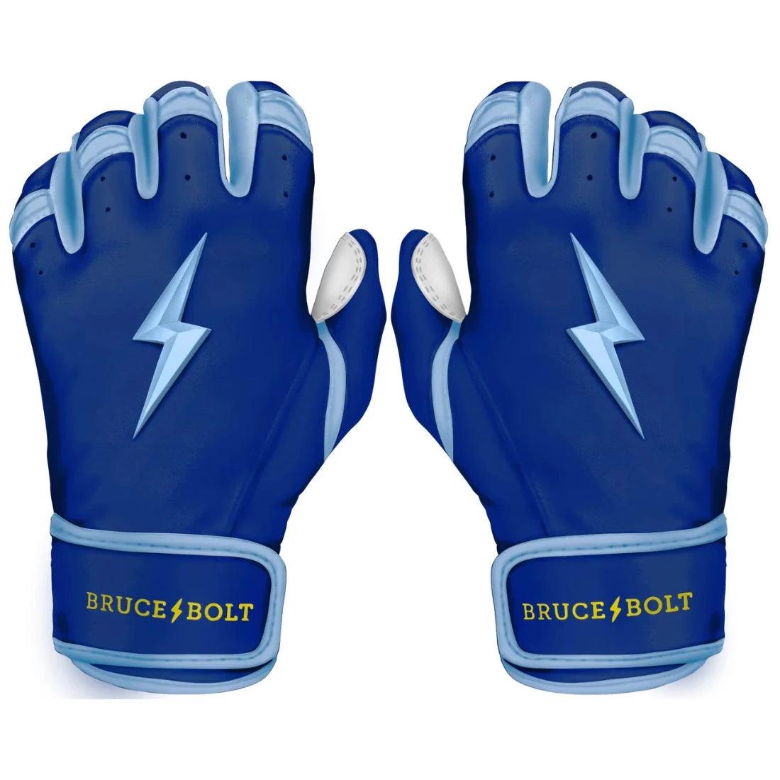 flexible motorcycle gloves -  Bruce Bolt PREMIUM PRO Phillips Series Short Cuff Batting Gloves: Navy