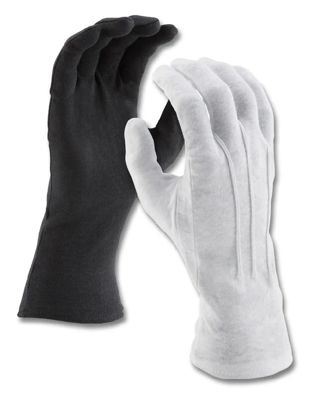 non-slip ski gloves -  EXTRA LONG WRISTED COTTON GLOVES