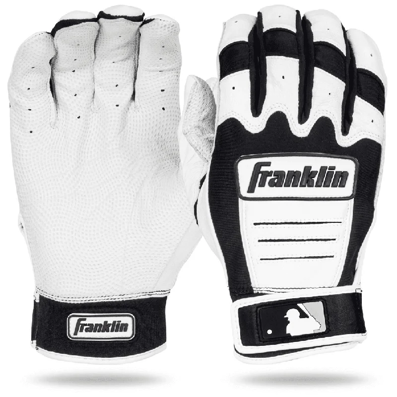 flexible surgical gloves -  Franklin CFX Pro Black/White Batting Gloves: 10570F