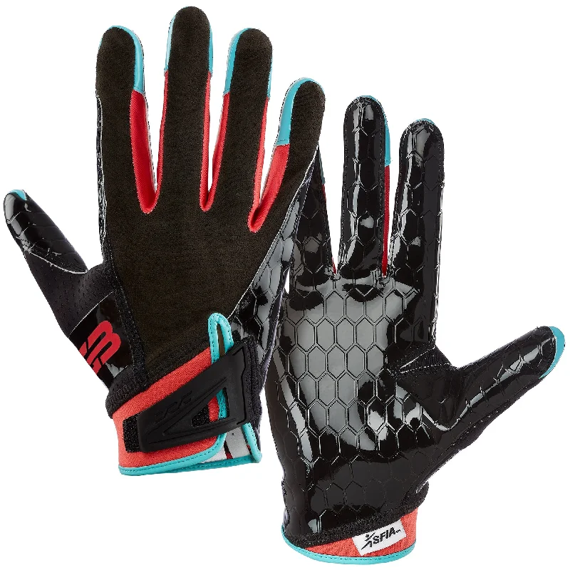 durable gardening gloves -  Grip Boost DNA 2.0 Football Gloves with Engineered Grip Boost+ Stick - Adult Sizes