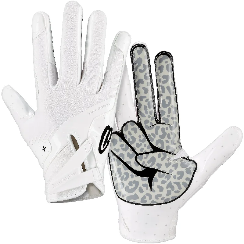 durable cleaning gloves -  Grip Boost Peace Stealth 6 Boost Plus Football Gloves - White/Black