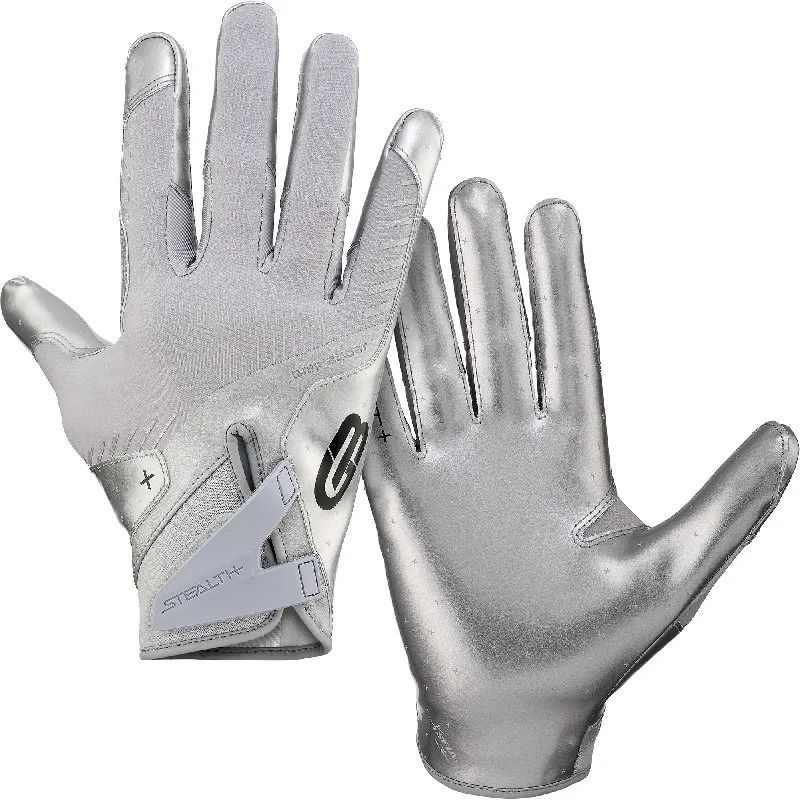 breathable kitchen gloves -  Grip Boost Solid Chrome Stealth 6.0 Boost Plus Football Gloves