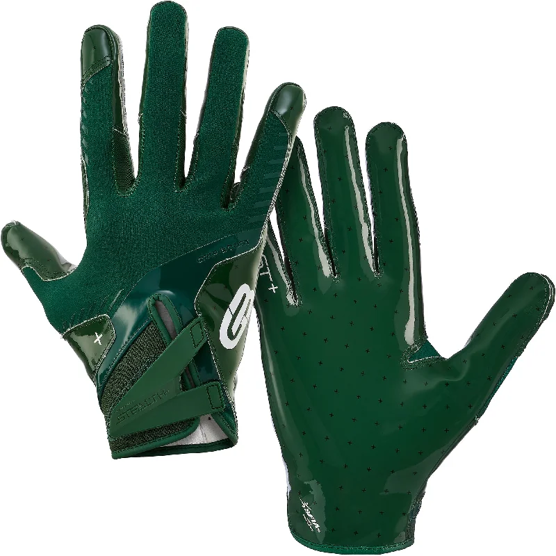 flexible summer gloves -  Grip Boost Solid Forest Green Stealth 6.0 Boost Plus Football Gloves