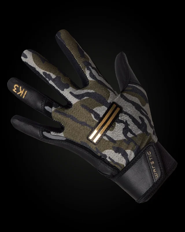 durable fashion gloves -  MOSSY OAK EDITION IK3 PRO BATTING GLOVES