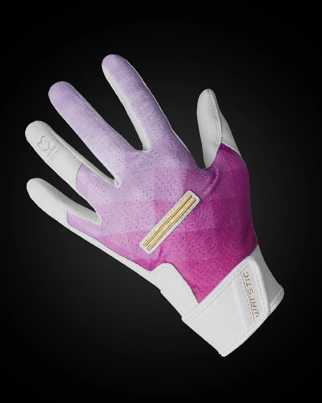 soft golf gloves -  IK3 PRO SHORT CUFF BATTING GLOVES "PINK DIAMOND"