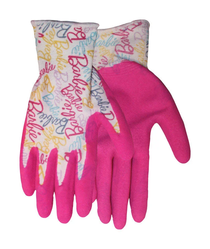 durable hiking gloves -  Midwest Quality Glove Mattel Child's Outdoor Polyester Gardening Gloves Pink Youth 1 pair (Pack of 6)