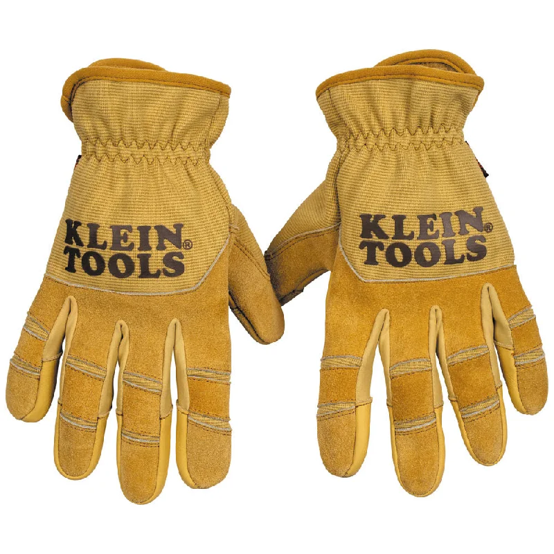 breathable hunting gloves -  Klein 60606 Leather All Purpose Gloves, Small