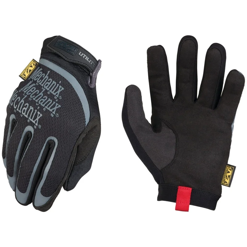 padded safety gloves -  Mechanix Wear Mechanics Utility Gloves Black L 1 pair