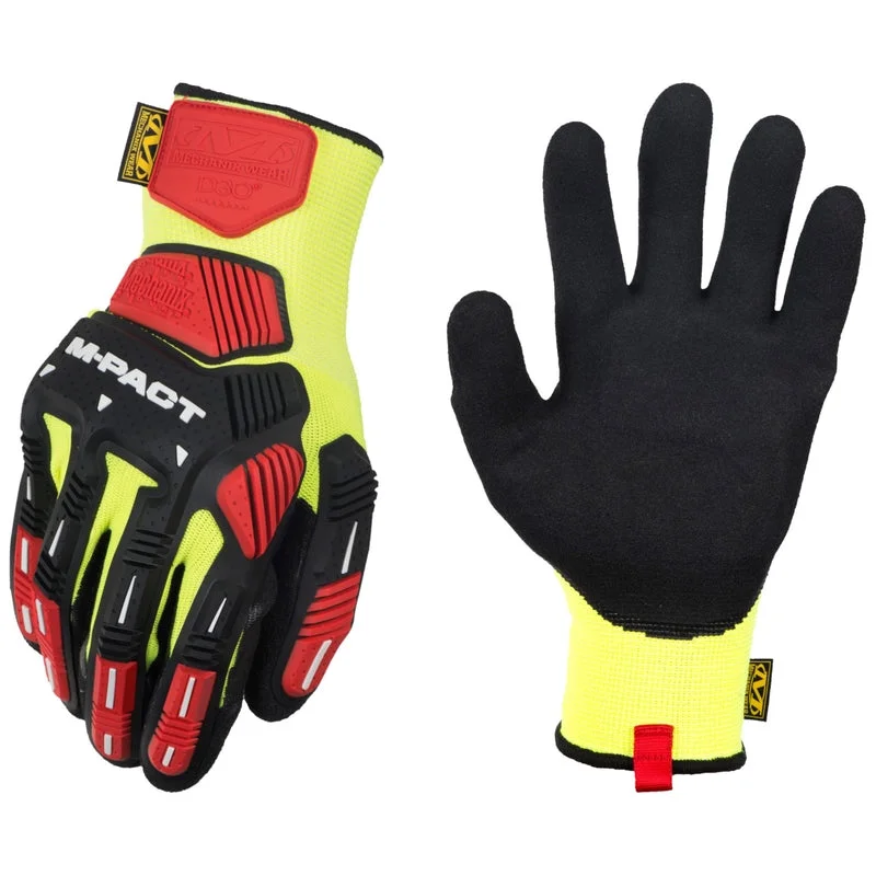 breathable cleaning gloves -  Mechanix Wear M-Pact Full Finger Impact Gloves Multicolored XL 1 pair