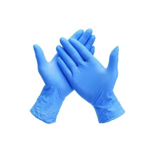 breathable opera gloves -  Nitrile Blue Gloves - Large