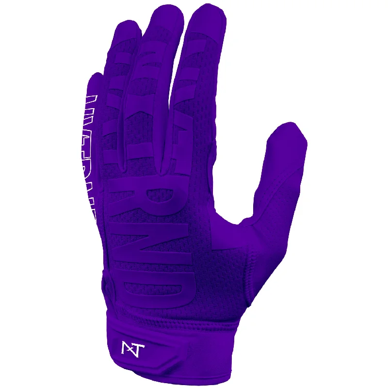 non-slip hiking gloves -  NXTRND G2® Football Gloves Purple