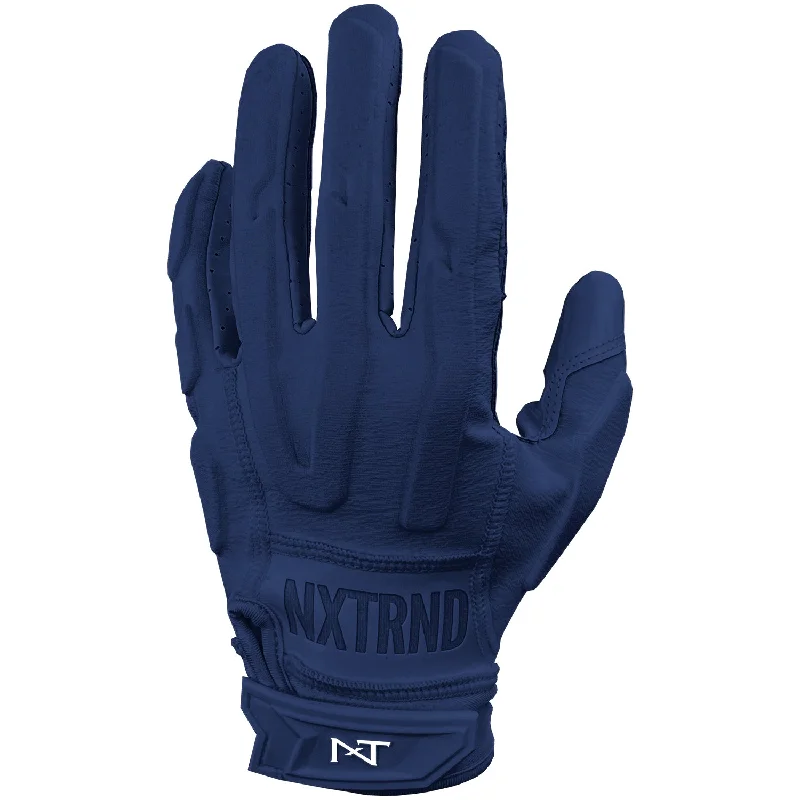 non-slip motorcycle gloves -  NXTRND G3® Padded Football Gloves Navy Blue