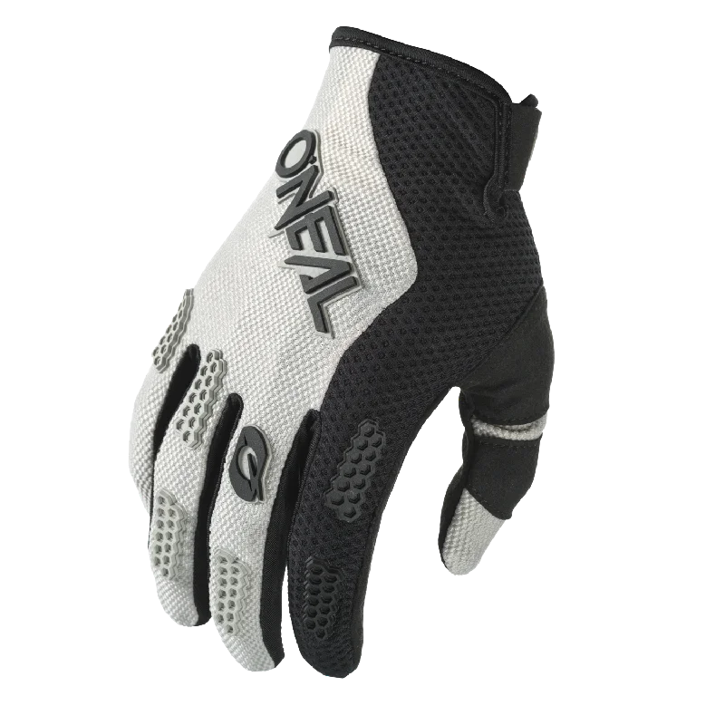 flexible soccer gloves -  O'NEAL Element Racewear V.4 Glove Black/Gray