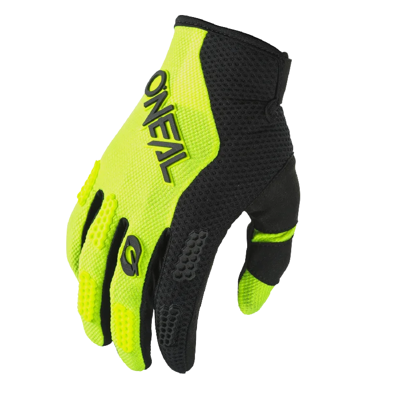 padded climbing gloves -  O'NEAL Element Racewear V.4 Glove Black/Neon