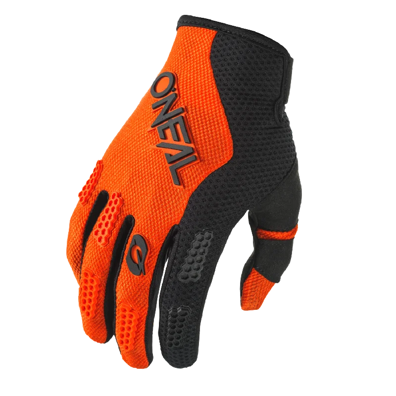 light hiking gloves -  O'NEAL Element Racewear V.4 Glove Black/Orange