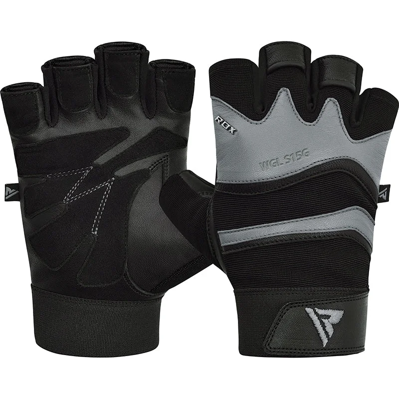 waterproof cleaning gloves -  RDX S15 Leather Gym Fitness Gloves