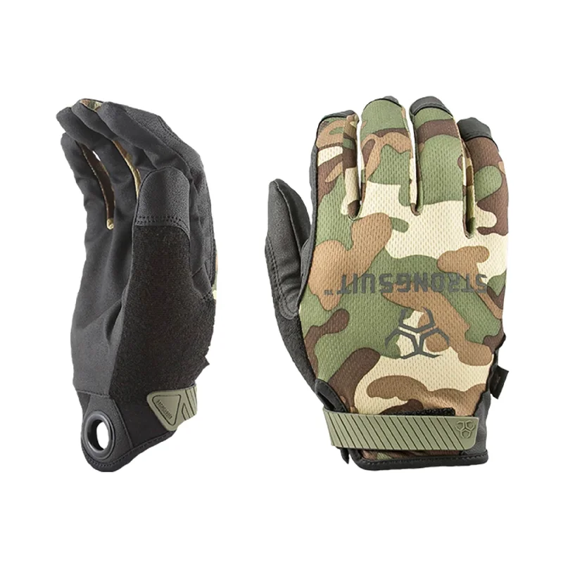 padded safety gloves -  Q Series Gloves, Camo, Large