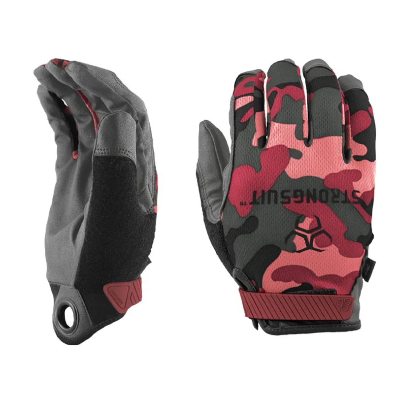 non-slip work gloves -  Q Series Pink Camo Gloves XL