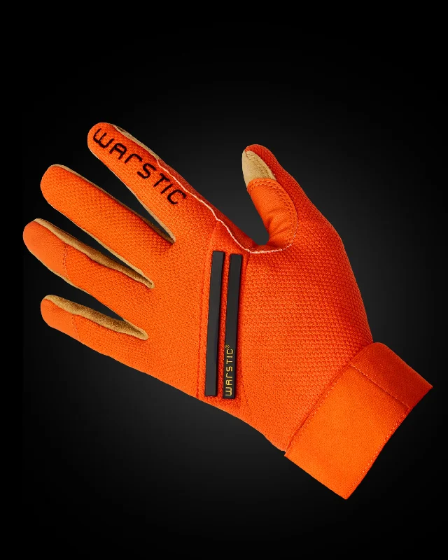 non-slip driving gloves -  WORKMAN3 BATTING GLOVES "ORANGE"