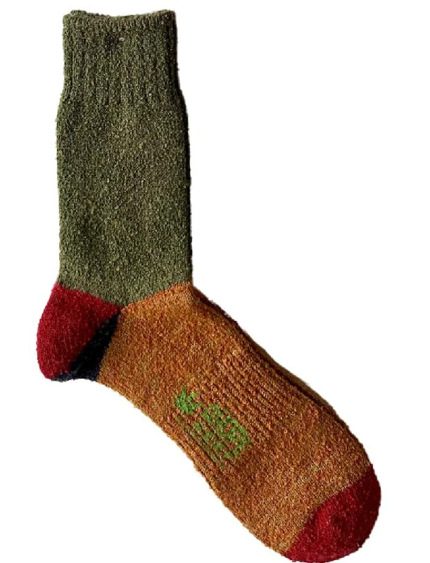 sock colors crew -  A Hope Hemp Socks - HSX-271 (Khaki Orange)