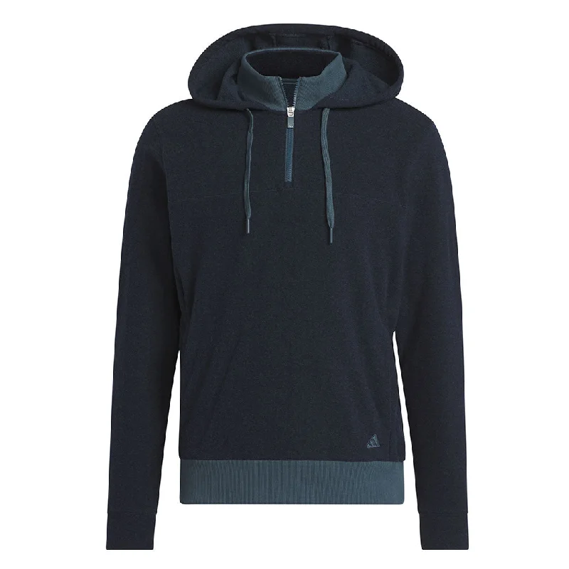 sock colors knee -  adidas - Men's Go-To Quarter Zip Hoodie (IT8336)