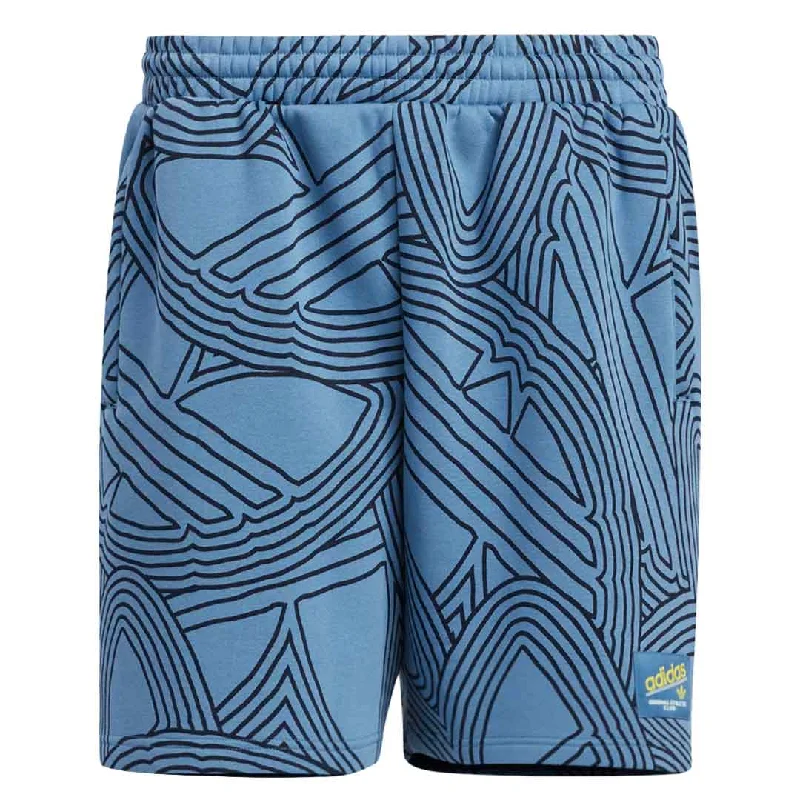 sock exchanges compression -  adidas - Men's Athletic Club Allover Print Shorts (HI2969)