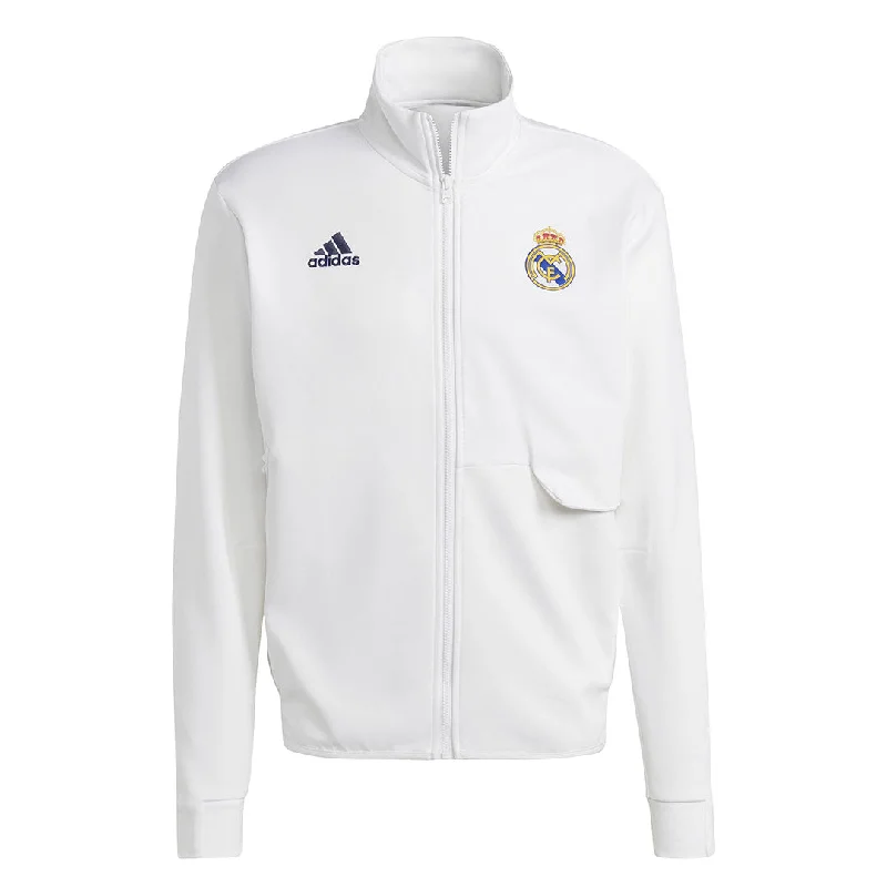 sock collections crew -  adidas - Men's Real Madrid Anthem Jacket (HY0643)