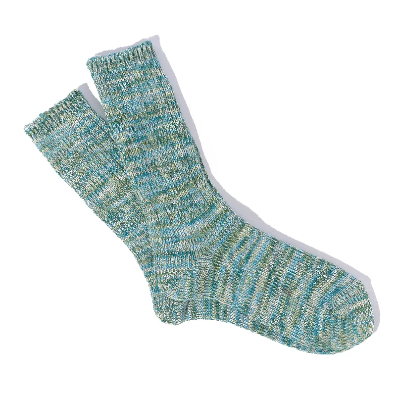 sock offers ankle -  Anonymous Ism 5 Color Mix Crew Mint