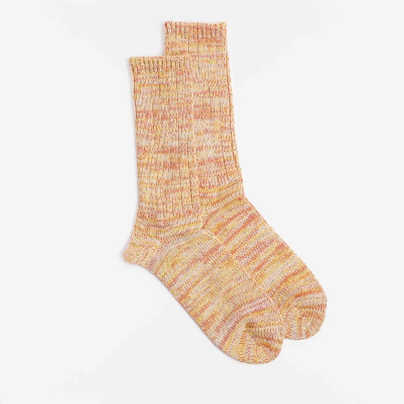 sock shipping ankle -  Anonymous Ism 5 Color Mix Crew Socks  - yellow