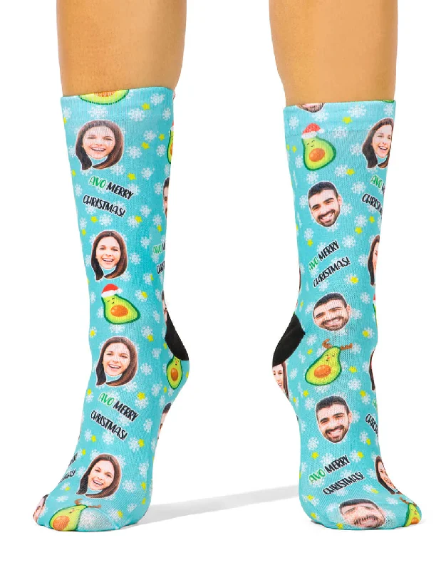 sock fashion compression -  Avo Merry Christmas Socks