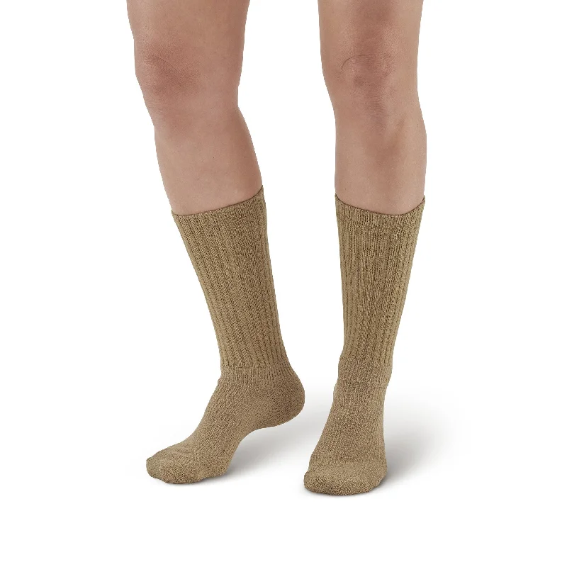 sock refunds ankle -  AW Style 190 E-Z Walker Plus Diabetic Crew Socks for Sensitive Feet - 8-15 mmHg