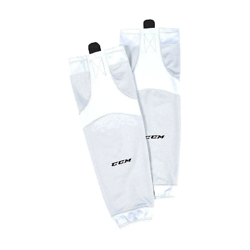 sock washing ankle -  CCM Quicklite 6000 White Hockey Socks