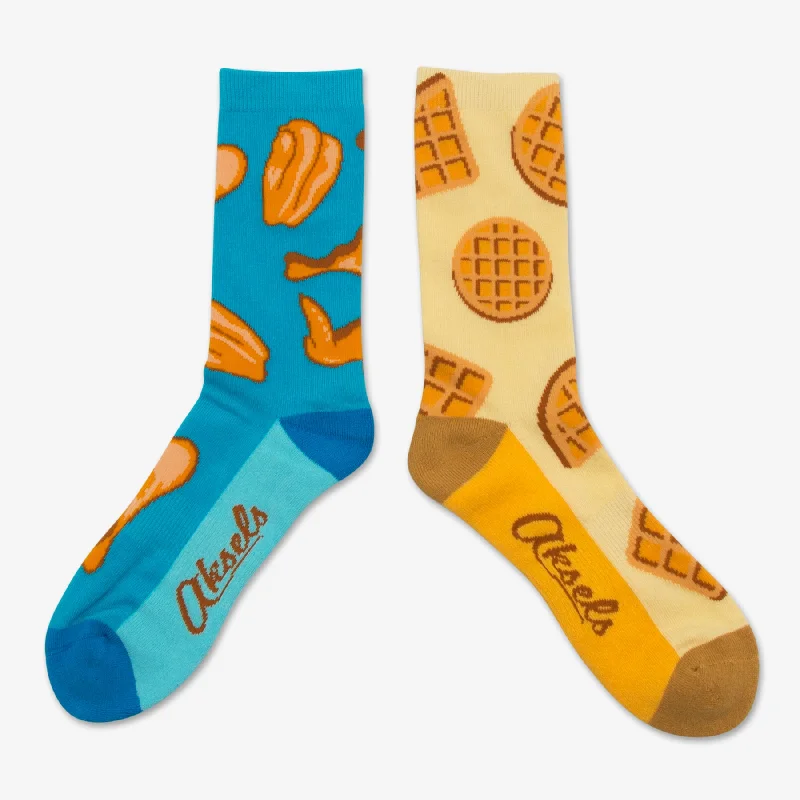 sock variety ankle -  Chicken and Waffles Socks