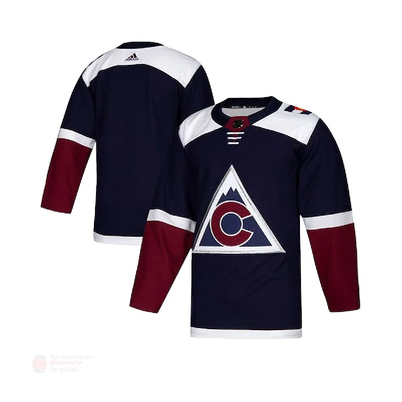 sock availability knee -  Colorado Avalanche Alternate Adidas Authentic Senior Jersey