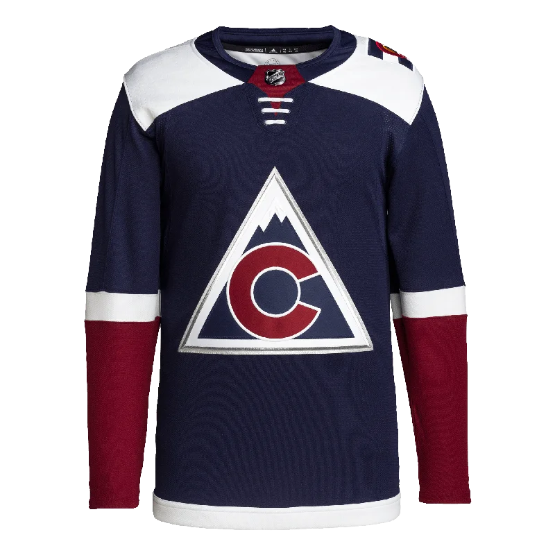 sock materials compression -  Colorado Avalanche Alternate Adidas PrimeGreen Senior Jersey