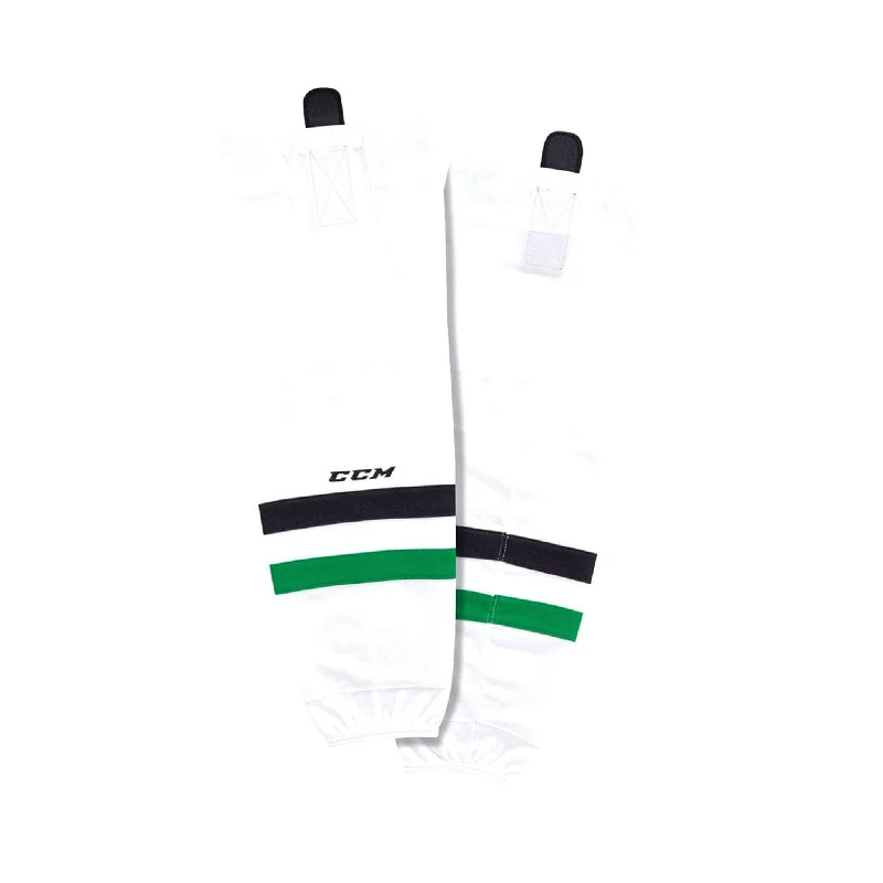 sock patterns crew -  Dallas Stars Away CCM Quicklite 8000 Hockey Socks