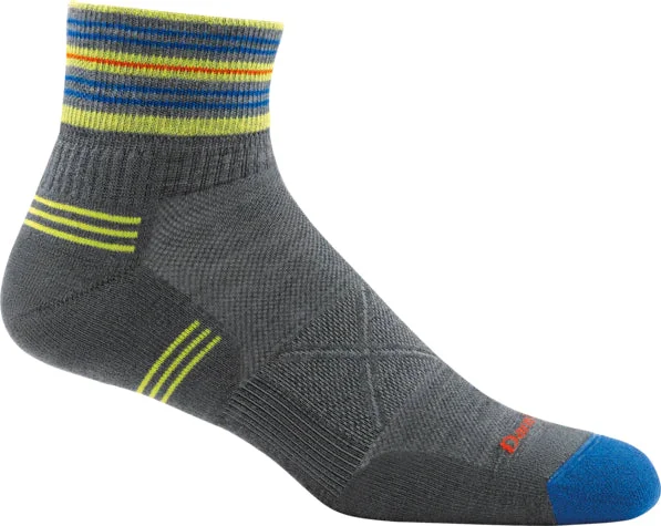 sock promotions ankle -  Darn Tough 1009 Men's Run Ultra-Lightweight - Quarter - Grey