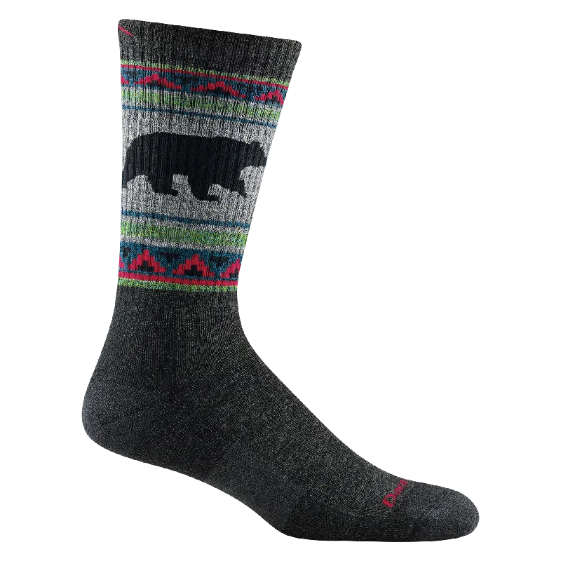 sock offers compression -  Darn Tough 1980 Men's VanGrizzle Boot Hiking Socks - Charcoal