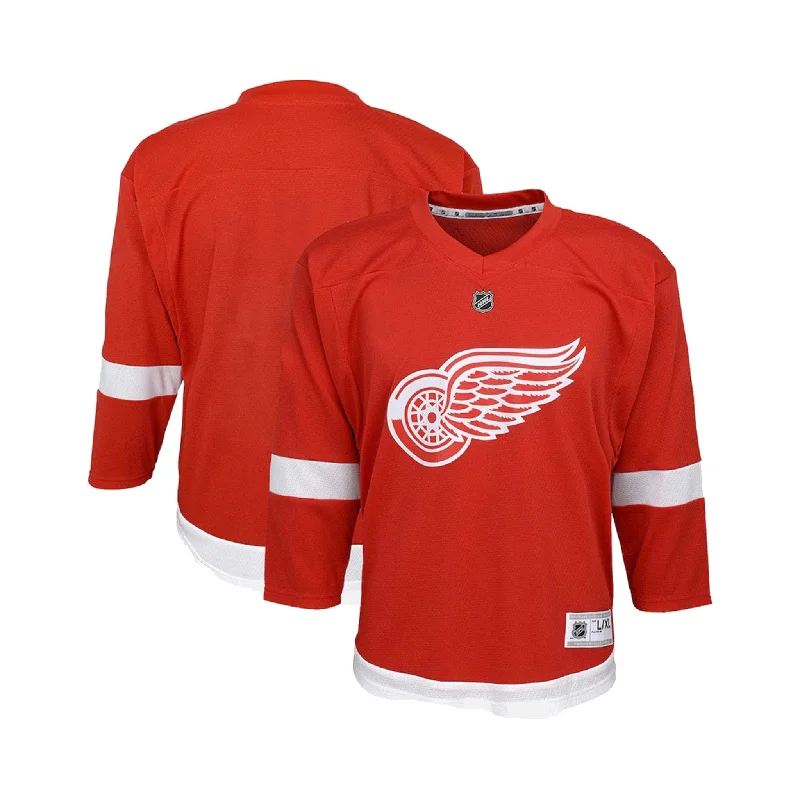 sock pairs knee -  Detroit Red Wings Home Outer Stuff Replica Youth Jersey