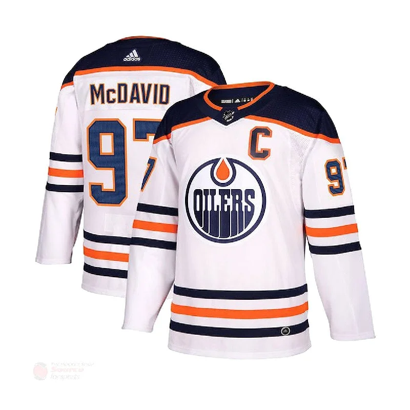 sock quality ankle -  Edmonton Oilers Away Adidas Authentic Senior Jersey - Connor McDavid